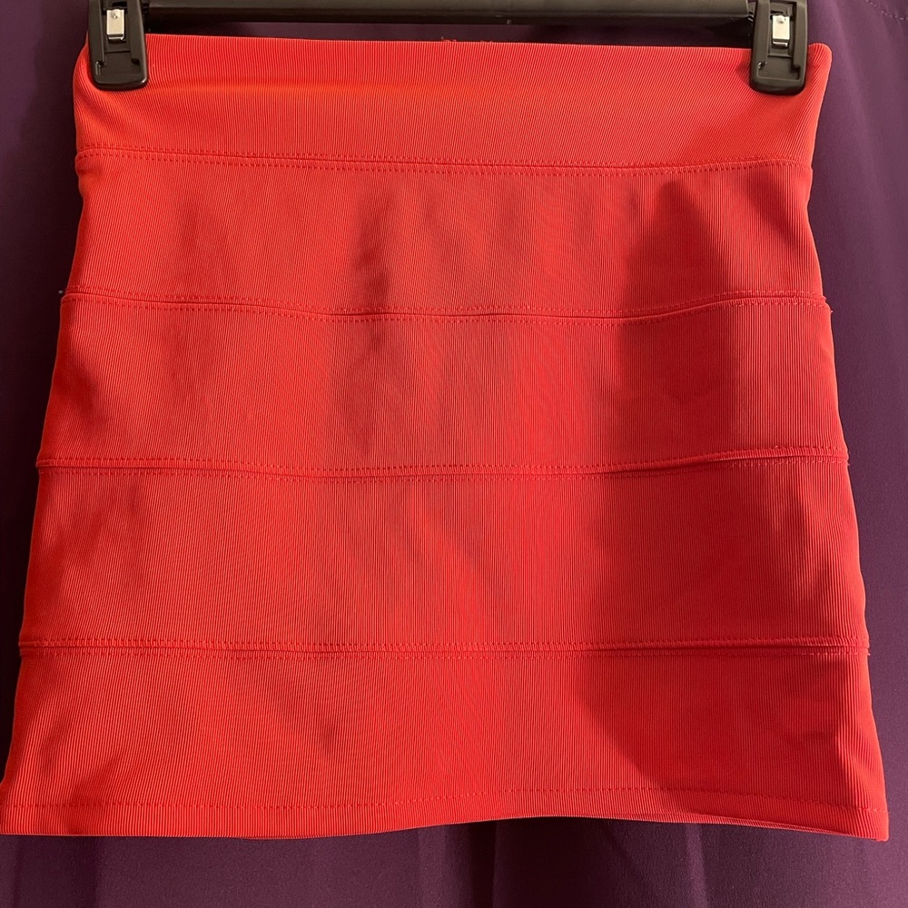 Orange Mini Skirt